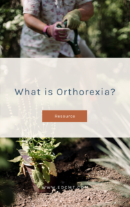 What is Orthorexia image